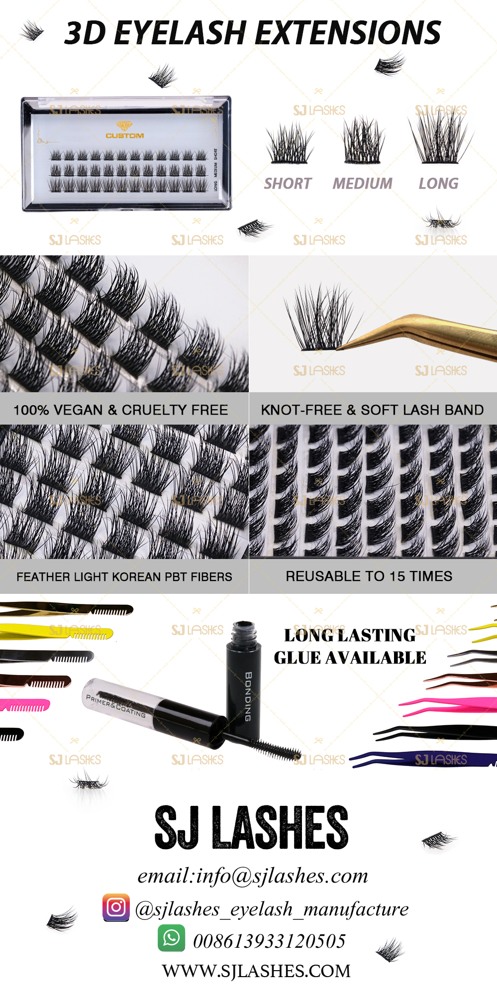 Different Packaging Options for DIY Segment Lashes