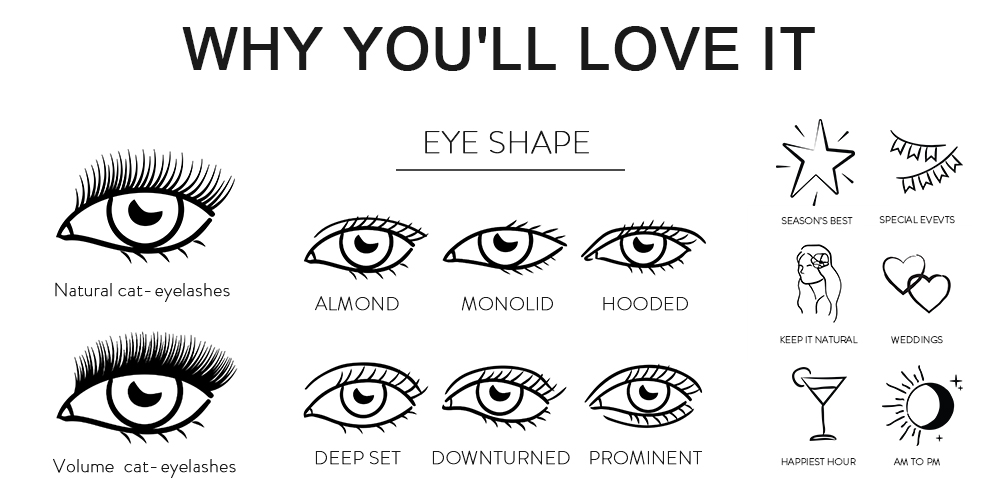 MULTI STYLES OF CAT-EYE LASHES