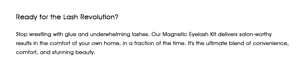 Ditch the Glue! Discover Effortless, Flawless Lashes with Our ProMagnetic Accent Lashes