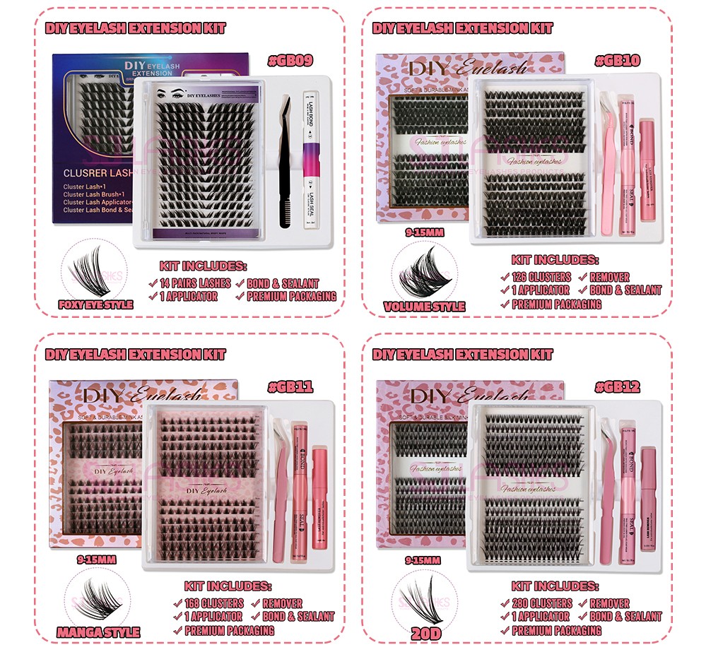 SJ LASHES DIY Eyelash Extension Kit