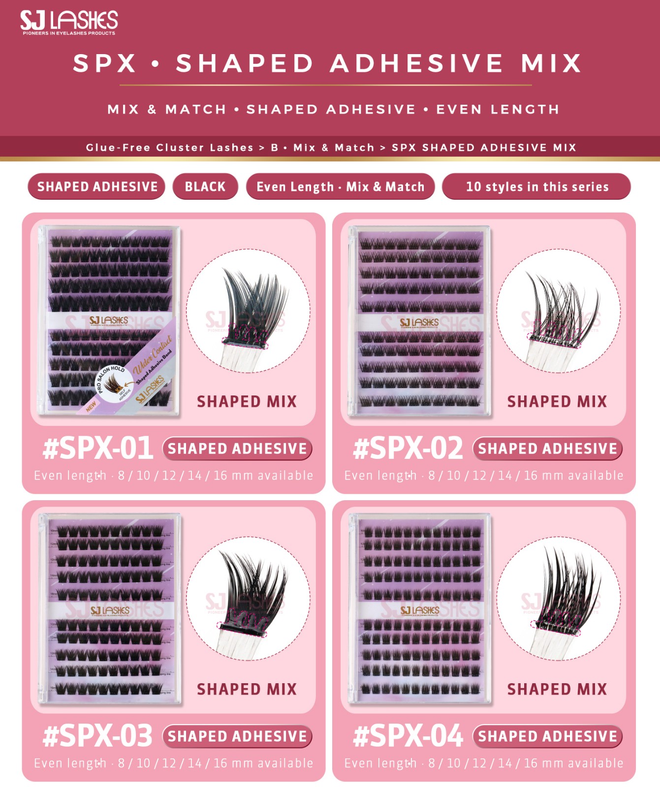 SPX · SHAPED ADHESIVE MIX