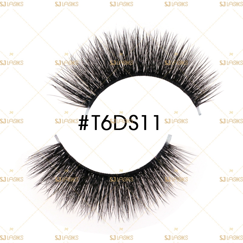 Bandless 6D Faux Mink Lashes #T6DS11