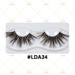 25mm Dramatic 3D Faux Mink Lashes #LDA34