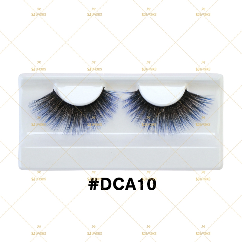 Colored 3D Faux Mink Lashes #DCA10