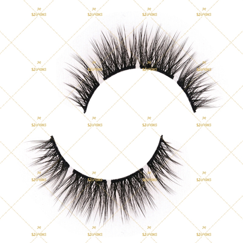 3-6 Segments Faux Mink Lashes #DIY06