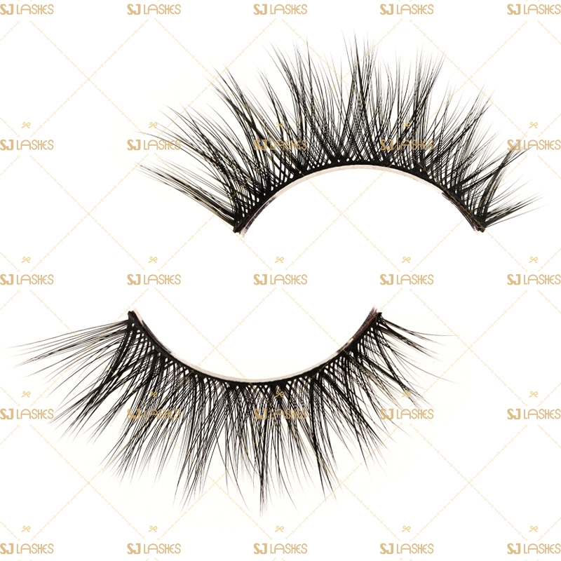 Double-layered Wispy Human Hair Lashes #MAE15