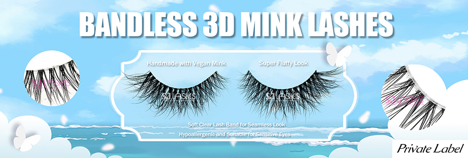 Bandless 3D Mink Lashes