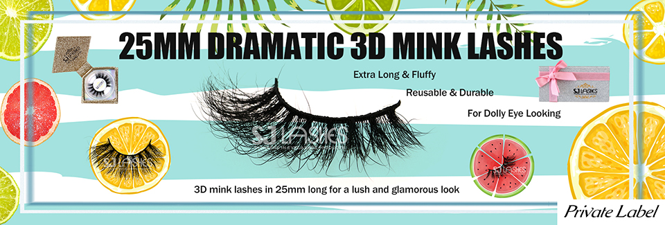 25mm Dramatic 3D Mink Lashes