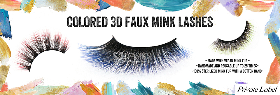 Colored 3D Faux Mink Lashes