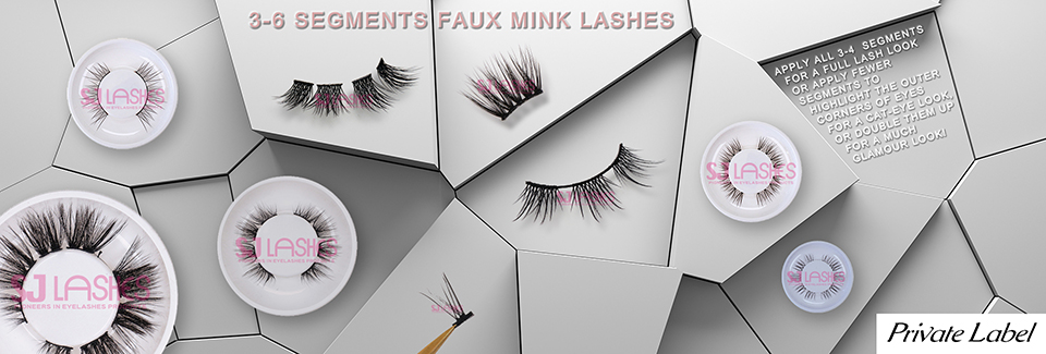 3-6 Segments Faux Mink Lashes