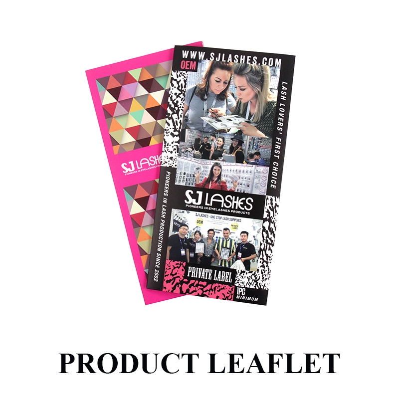 Custom Product Leaflet for Lash Salon/Training/Academy/Online Shop