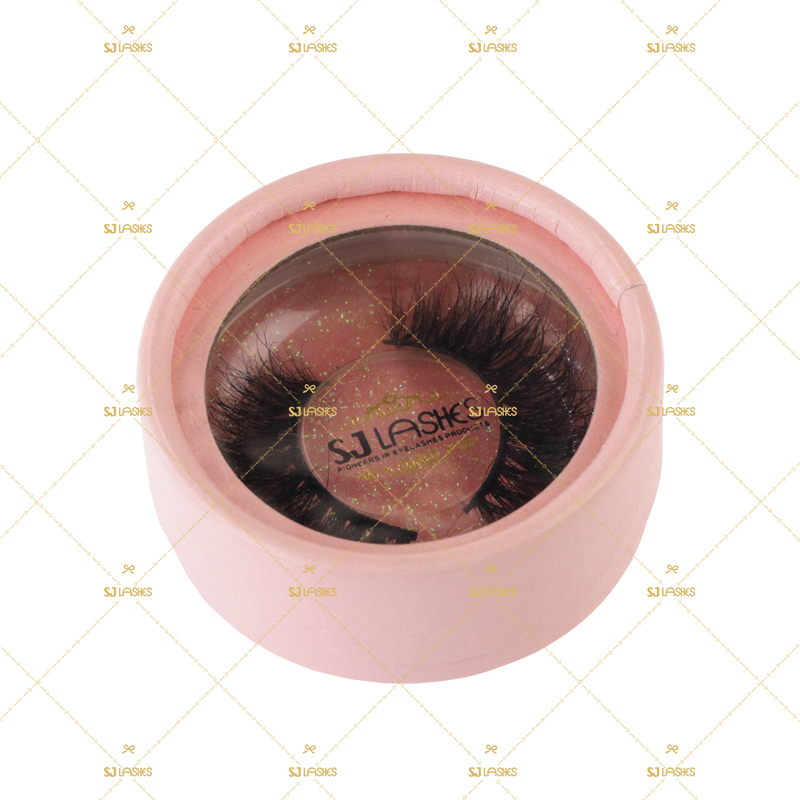 Round Lash Box Private Label #Y004