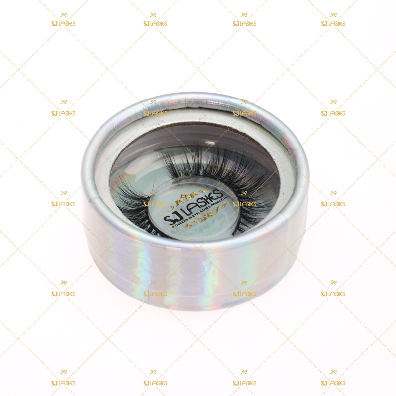 Round Lash Box Private Label #Y008