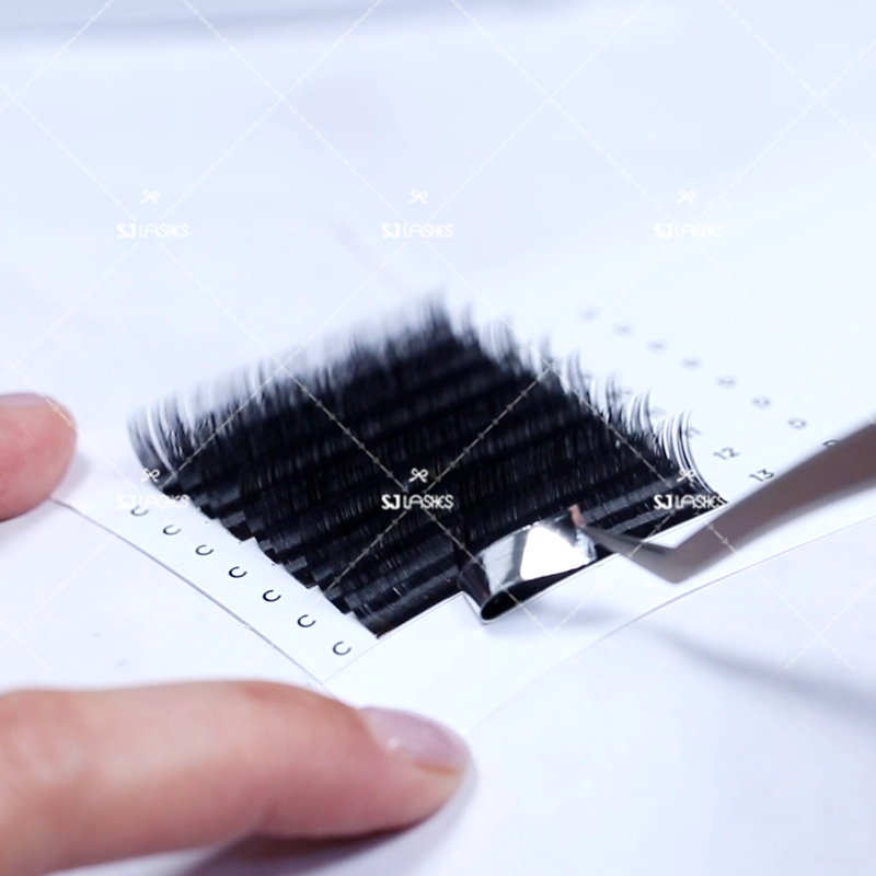 Foil Back Eyelash Extensions Own Logo Paper for Easier Removal