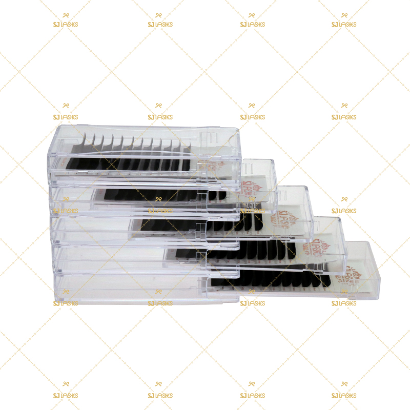 Multi-Layered Acrylic Reusable Lash Tray for Eyelash Extensions