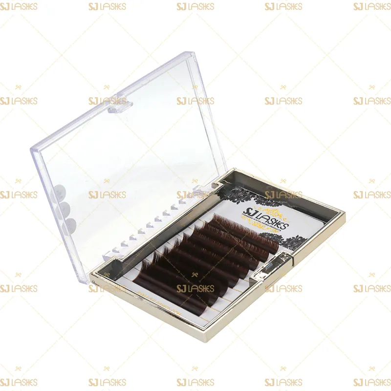 Foil Backing Individual Eyelash Extensions Cases with Private Label Service
