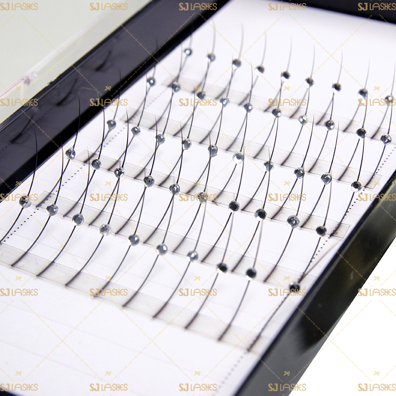 Shiny Crystal Individual Eyelash Extension Private Label & Wholesale