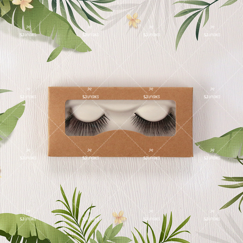 5D Plant Fibre Lashes with Biodegradable Custom Eyelash Box Option