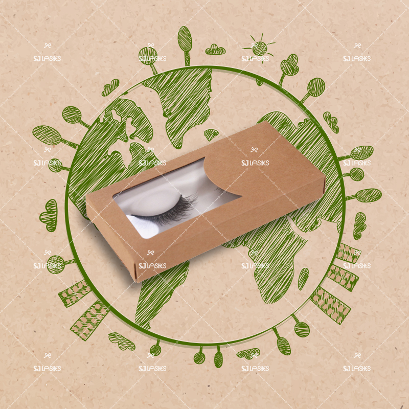 5D Plant Fibre Lashes with Biodegradable Custom Eyelash Box Option