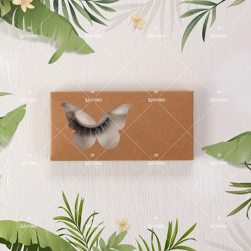 6D Plant Fibre Lashes with Biodegradable Custom Eyelash Box Option