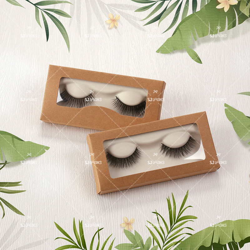 6D Plant Fibre Lashes with Biodegradable Custom Eyelash Box Option