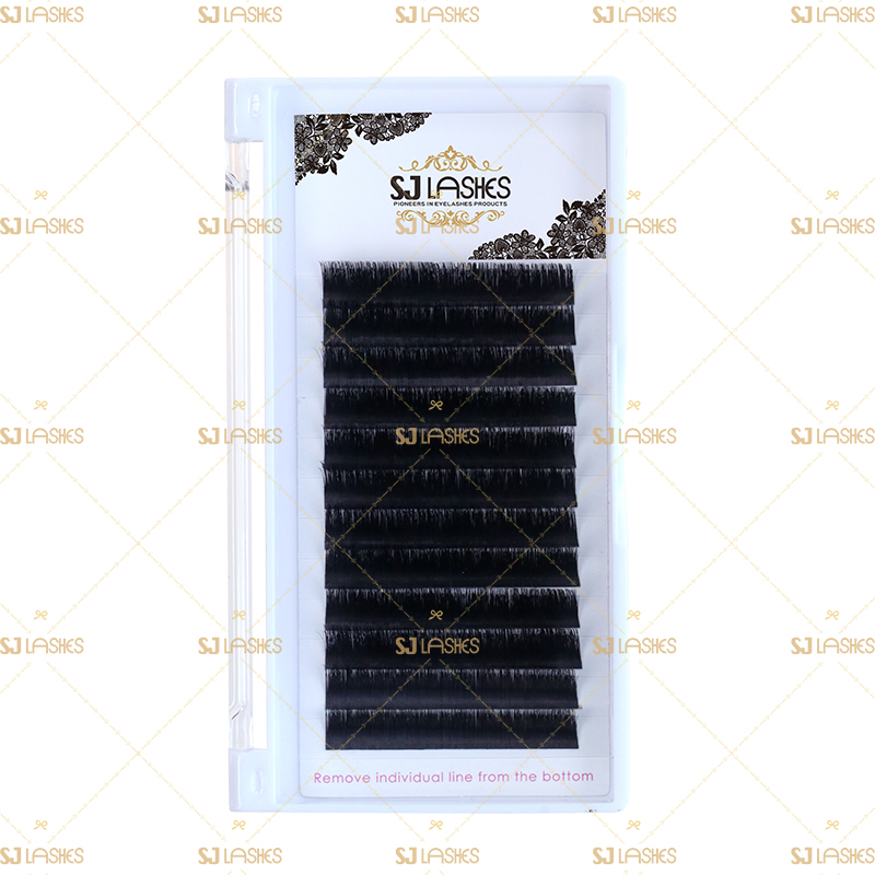 Double-Layered Easy Fanning Lashes with 2 Lengths & 2 Curls Per Line 0.03/0.05/0.07/0.10mm Private Label