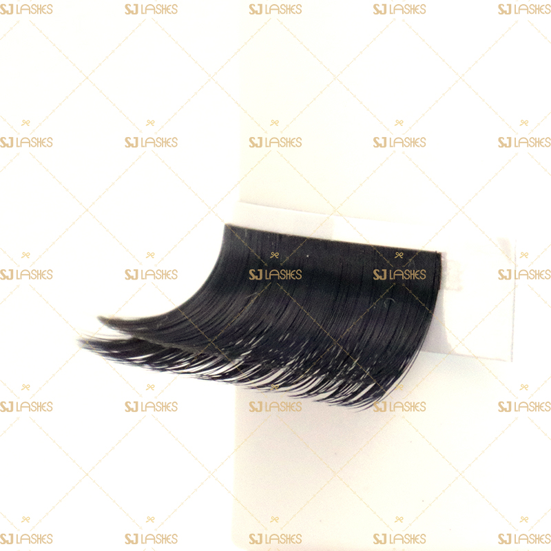 Double-Layered Easy Fanning Lashes with 2 Lengths & 2 Curls Per Line 0.03/0.05/0.07/0.10mm Private Label