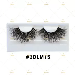 25mm Dramatic 3D Mink Lashes #3DLM15
