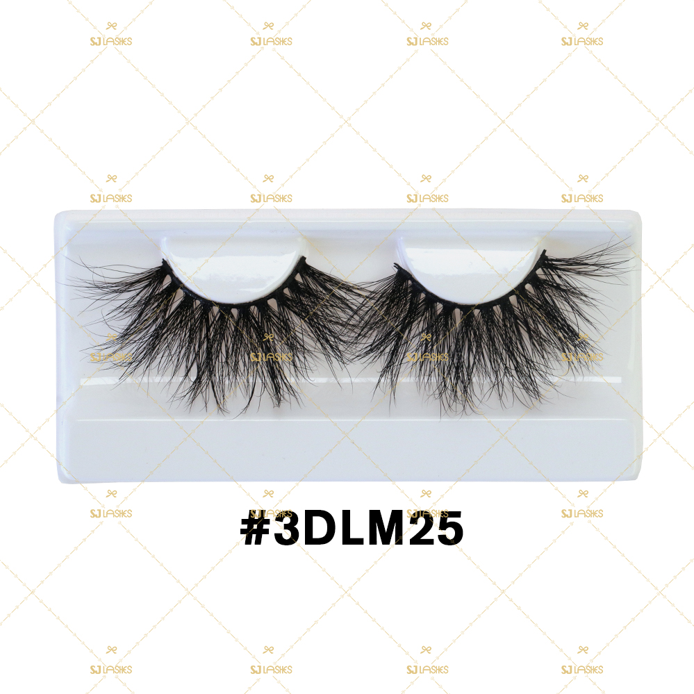 25mm Dramatic 3D Mink Lashes #3DLM25