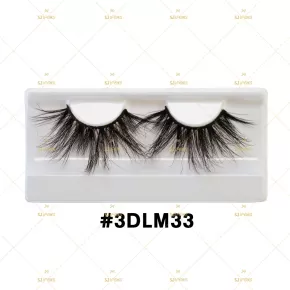 25mm Dramatic 3D Mink Lashes #3DLM33