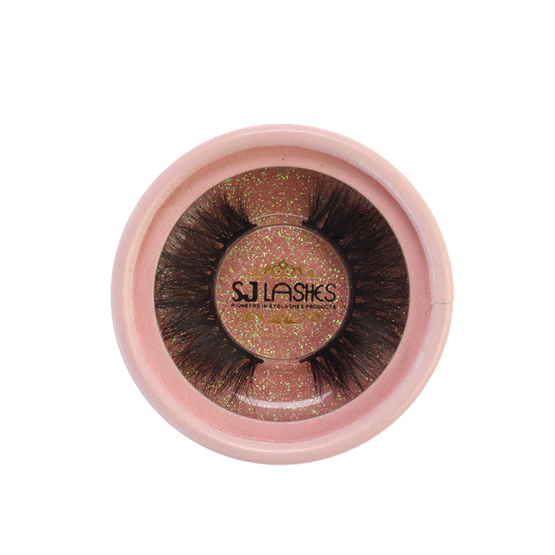 Round Lash Box Private Label #Y004