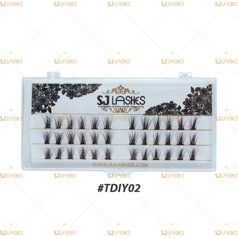 Temporary Eyelash Extensions (Custom Length) #TDIY02