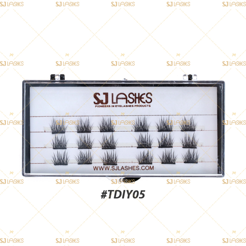 Temporary Eyelash Extensions (Custom Length) #TDIY05