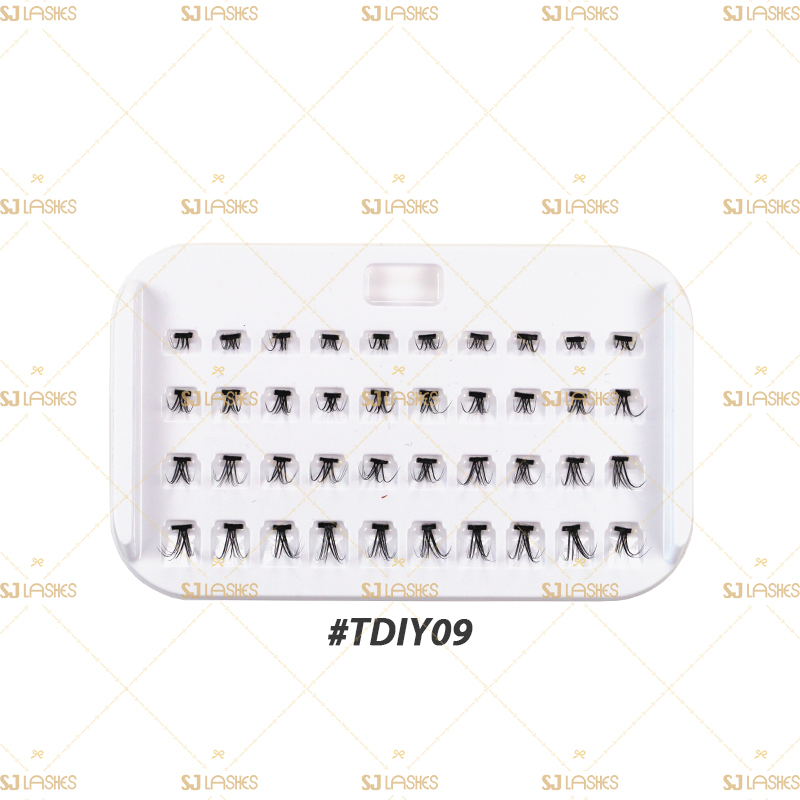 Temporary Eyelash Extensions (Custom Length) #TDIY09