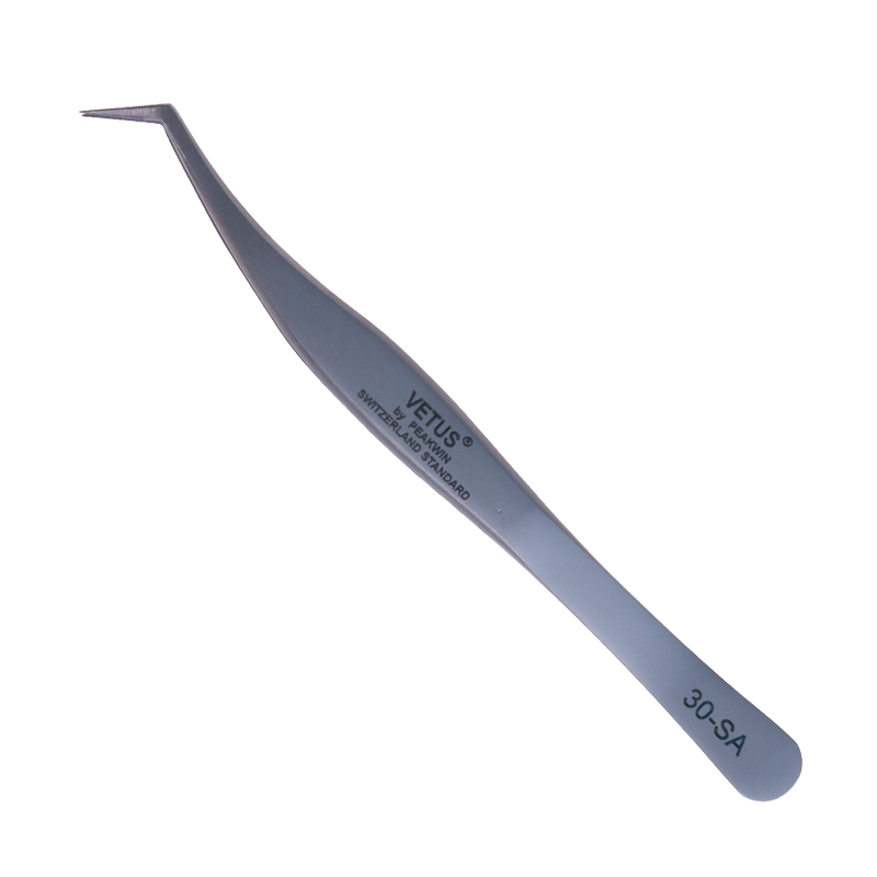 L Shape 45°Pro Fan Tweezers for Mega Volume Lash Extensions #TTLA03