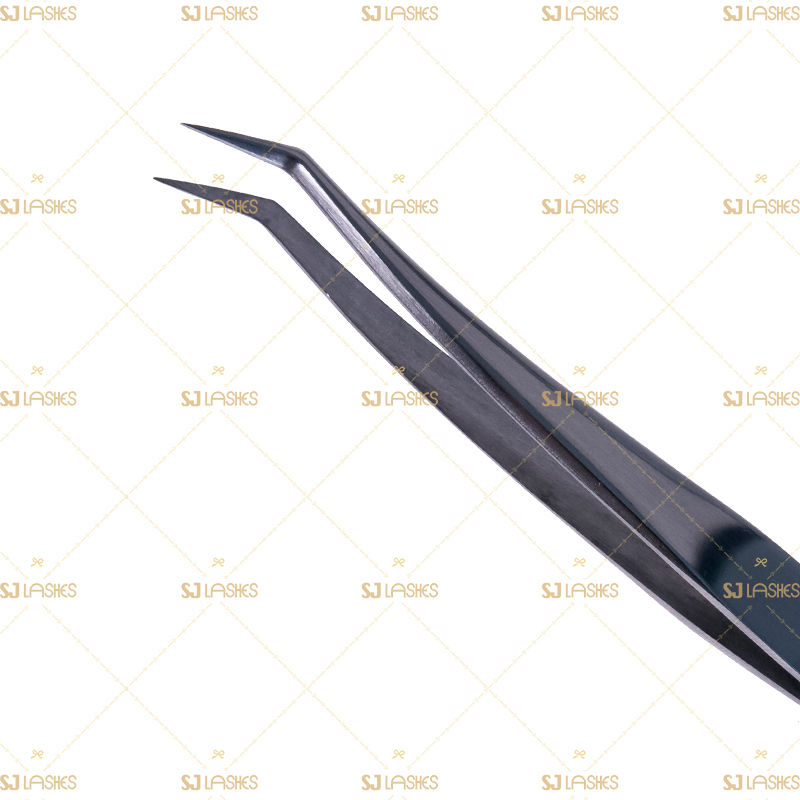 S Shape Tweezers for Fan Lashes and Volume Lashes #TTSH03