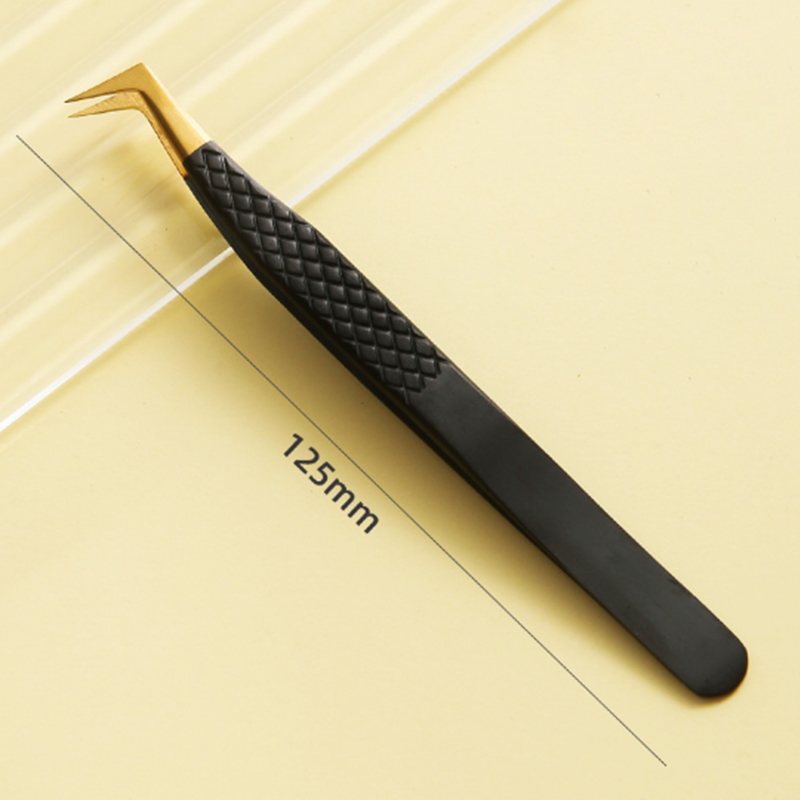 L Shape 45°Pro Fan Tweezers for Mega Volume Lash Extensions #TTLJ01