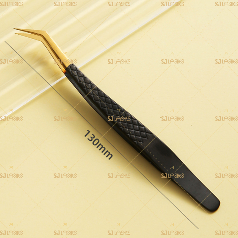 S Shape Tweezers for Fan Lashes and Volume Lashes #TTSJ03