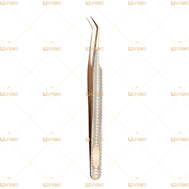 S Shape Tweezers for Fan Lashes and Volume Lashes #TTSK03