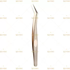 S Shape Tweezers for Fan Lashes and Volume Lashes #TTSK04