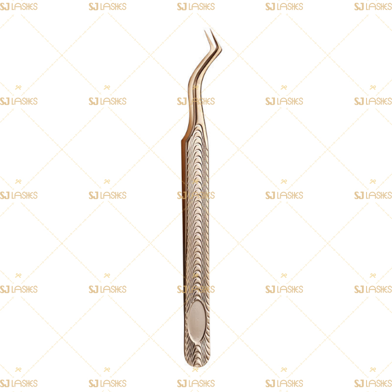 S Shape Tweezers for Fan Lashes and Volume Lashes #TTSK05