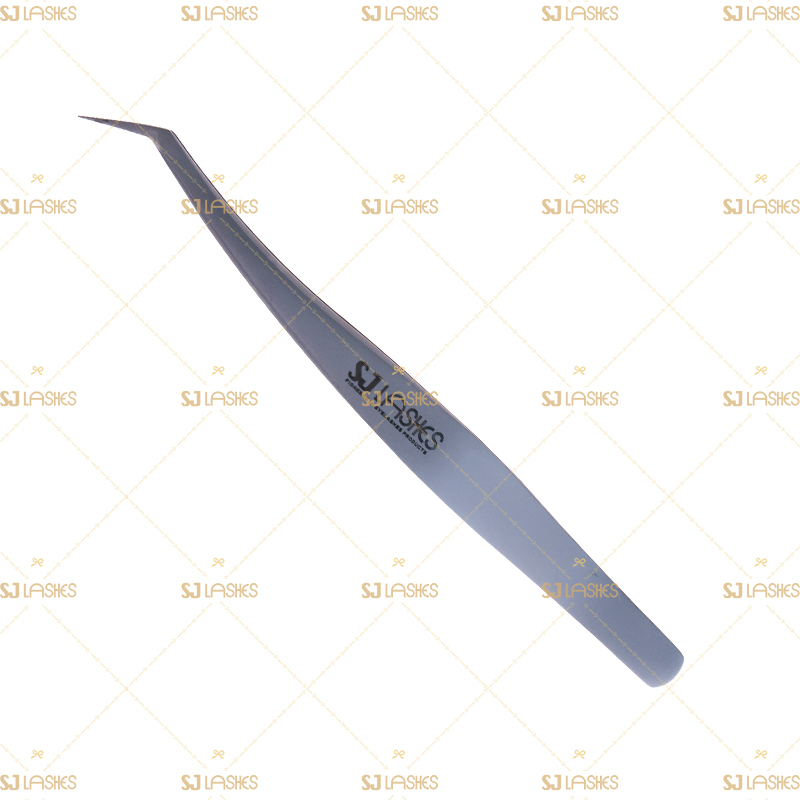 L Shape 45°Pro Fan Tweezers for Mega Volume Lash Extensions #TTVO01