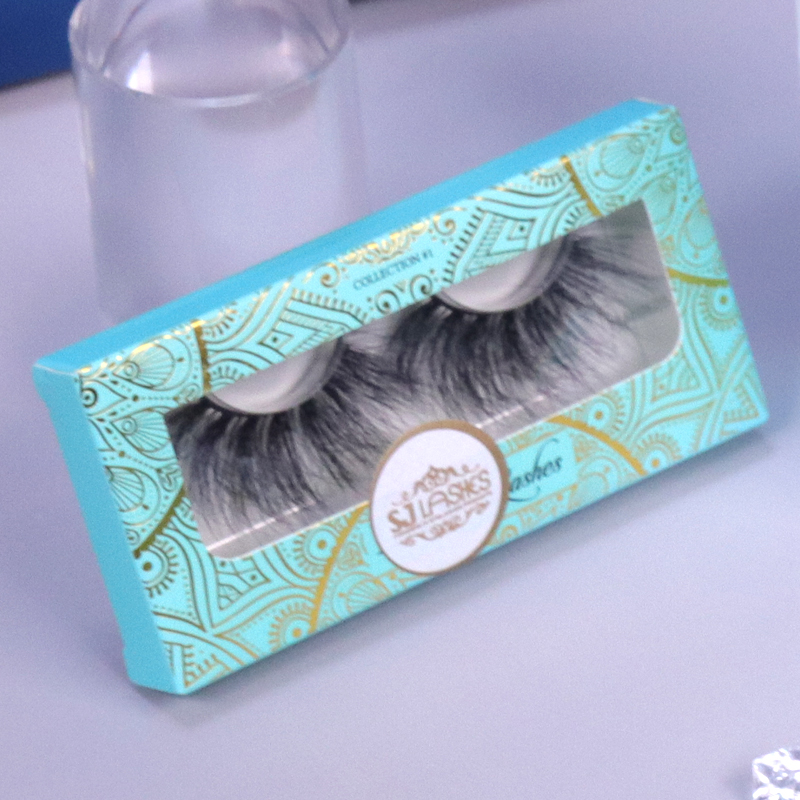 Paper Lash Box with Private Label Design Service #SDZH03