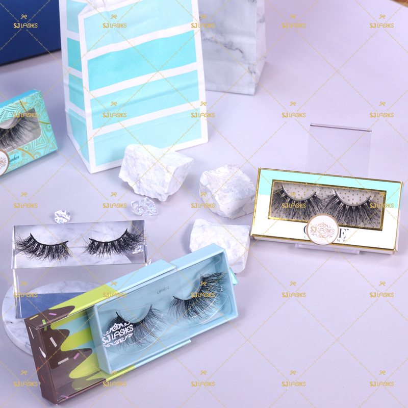 Paper Lash Box with Private Label Design Service #SDZH03