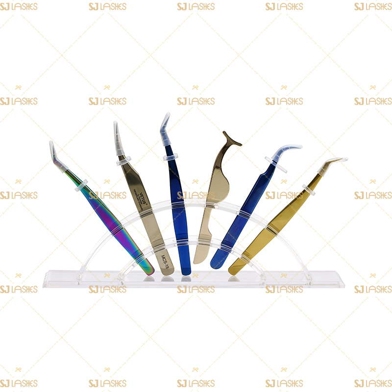 Holder For Strip Lash Display & Eyelash Extensions Tweezers #TDSP05