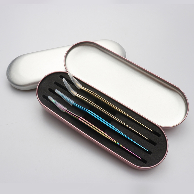 Portable Eyelash Tweezer Storage Box #TWZF02