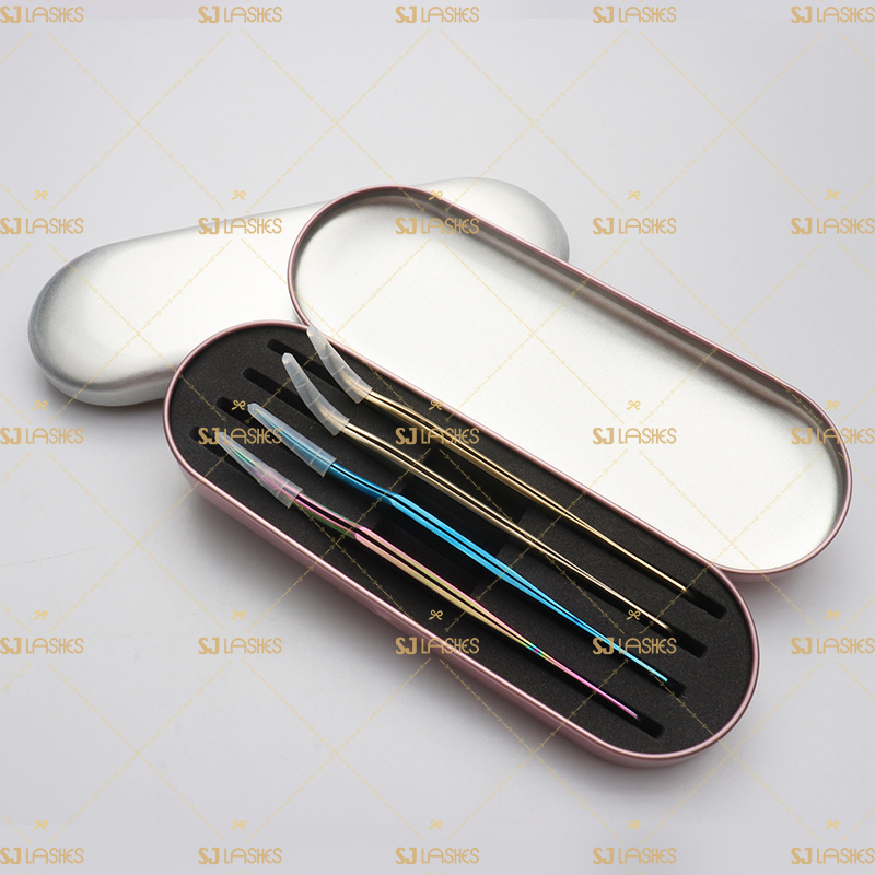 Portable Eyelash Tweezer Storage Box #TWZF02