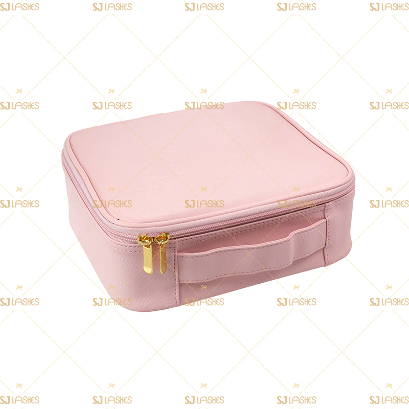 Pink Leather Professional Lash Extenisons Bag#TGJB07