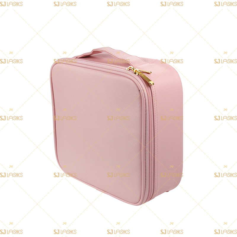 Pink Leather Professional Lash Extenisons Bag#TGJB07