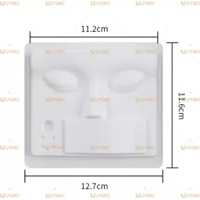 Mannequin human Face 3 in 1 Practice Lash Tray #TPMR04